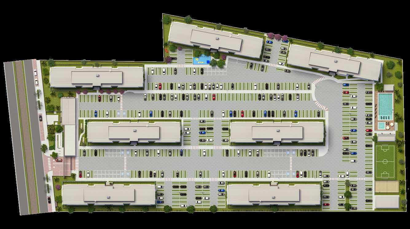 Implantação do condomínio Oceanside Recreio
